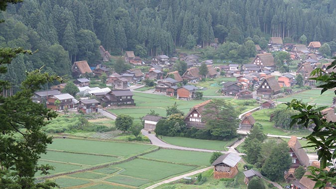 Shirakawa-go huisjes